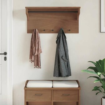 Wandkapstok SANDNES 87x30x42 cm massief grenenhout 4