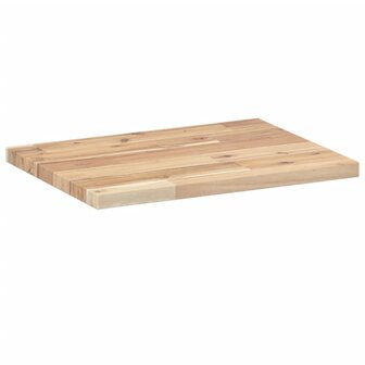 Wandschap zwevend 40x30x2 cm onbehandeld massief acaciahout 3