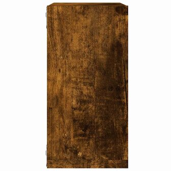 Wandrekken kubus 2 st 30x15x30 cm gerookt eiken 7