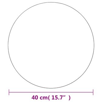 Wandspiegels 2 st rond 40 cm glas 5