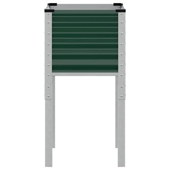 Plantenbak 45x45x88 cm staal groen 4