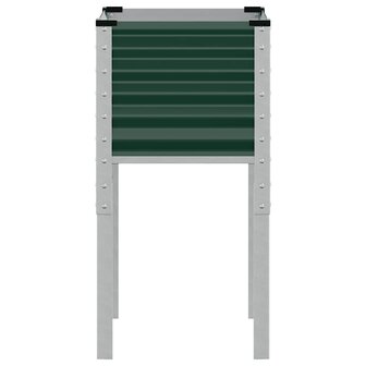 Plantenbak 45x45x88 cm staal groen 5