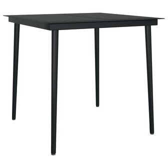 5-delige Tuinset met kussens poly rattan glas bruin 7