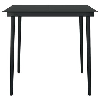 5-delige Tuinset met kussens poly rattan glas bruin 8