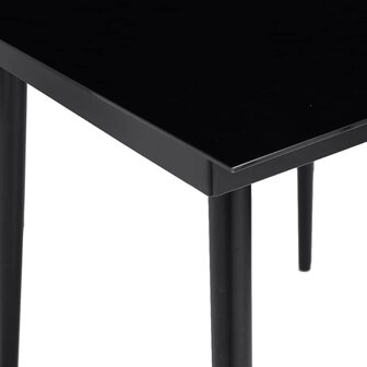 5-delige Tuinset met kussens poly rattan glas bruin 9