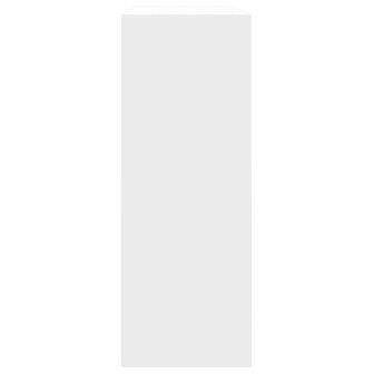 Schoenenkast 60x21x57 cm bewerkt hout wit 6
