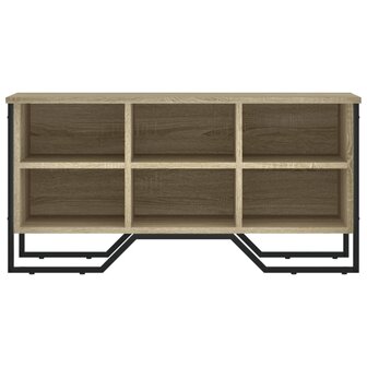 Schoenenkast 90x38x45,5 cm bewerkt hout sonoma eikenkleurig 4