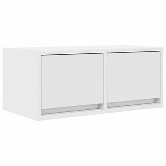 Tv-meubel 60x31x25,5 cm bewerkt hout wit 2