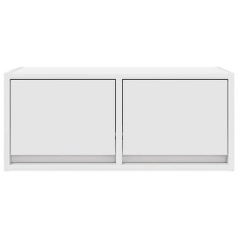 Tv-meubel 60x31x25,5 cm bewerkt hout wit 6
