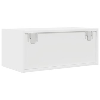 Tv-meubel 60x31x25,5 cm bewerkt hout wit 8
