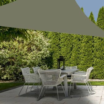 ProGarden Schaduwdoek driehoek 3x3x3 m groen 1
