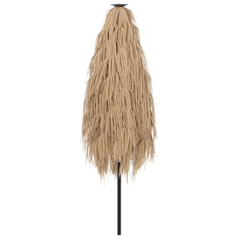 Parasol met stalen paal 223x223x213 cm bruin 6