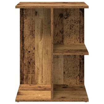 Nachtkastje 46,5x29x61 cm bewerkt hout oud houtkleurig 4