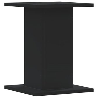 Plantenstandaards 2 st 30x30x40 cm bewerkt hout zwart 5