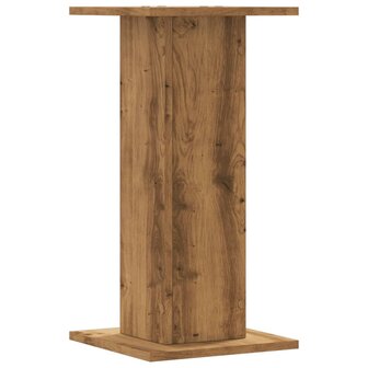 Plantenstandaards 2 st 30x30x60 cm hout artisanaal eiken 7