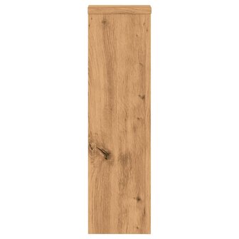 Plantenstandaards 2 st 17x17x60 cm hout artisanaal eikenkleurig 6