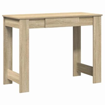 Bureau 100x45x75 cm bewerkt hout sonoma eikenkleurig 2