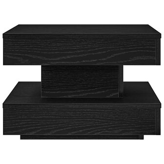 Salontafel 360 graden draaibaar 50x50x34,5 cm zwart 4