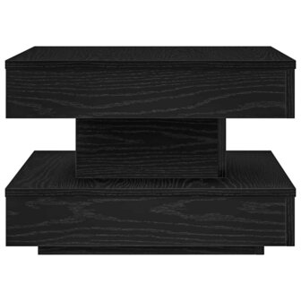 Salontafel 360 graden draaibaar 50x50x34,5 cm zwart 5