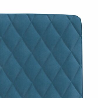 Eetkamerstoelen 2 st fluweel blauw 7