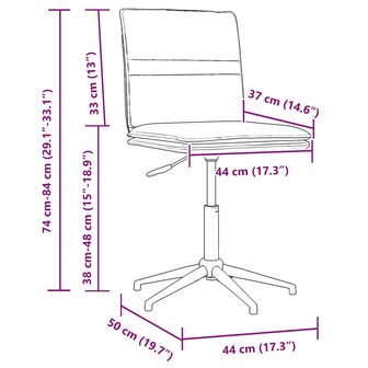 Eetkamerstoel fluweel cr&egrave;mekleurig 9
