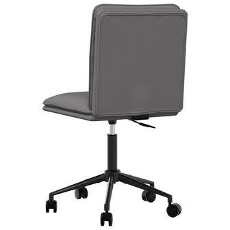 Eetkamerstoel kunstleer grijs 5