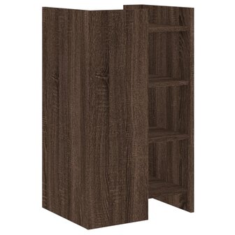 Dressoir 45x35x75 cm bewerkt hout bruin eikenkleur 6