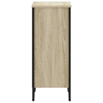 Boekenkast 50x31x74,5 cm bewerkt hout sonoma eikenkleurig 5