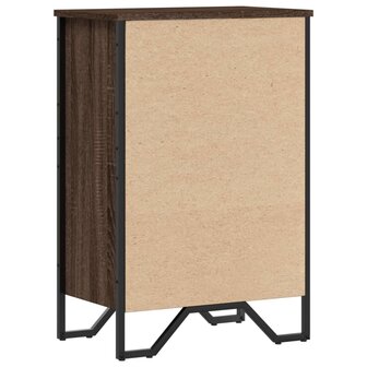 Boekenkast 50x31x74,5 cm bewerkt hout bruin eikenkleur 6