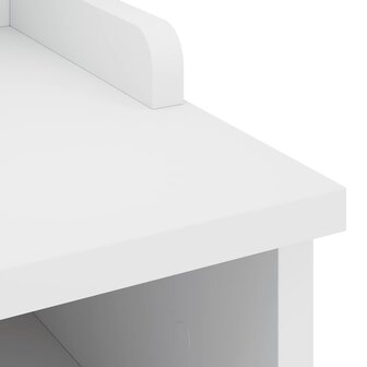Gangbankje SANDNES wit 45x40x50 cm massief grenenhout 8