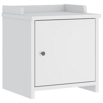 Gangbankje SANDNES wit 45x40x50 cm massief grenenhout 2