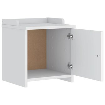 Gangbankje SANDNES wit 45x40x50 cm massief grenenhout 5