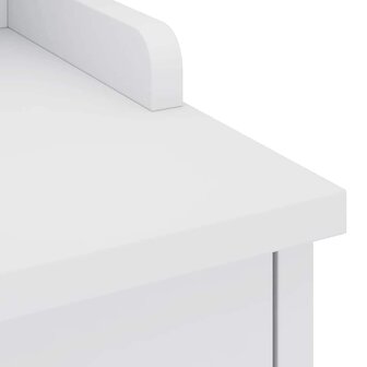 Gangbankje SANDNES wit 45x40x50 cm massief grenenhout 9