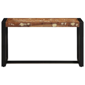 Bank 80x35x45 cm massief gerecycled hout meerkleurig 4