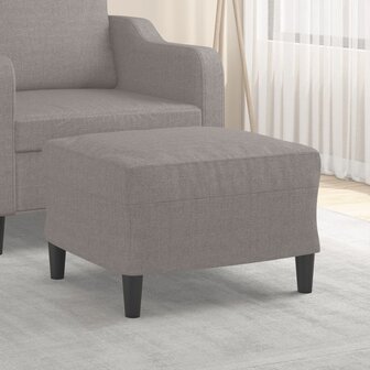 Voetenbank 60x50x41 cm stof taupe 1
