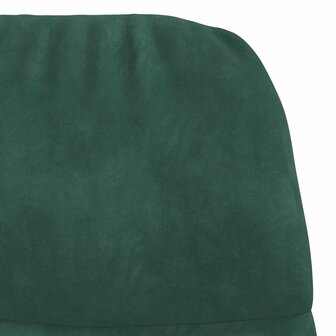 Schommelstoel fluweel donkergroen 6