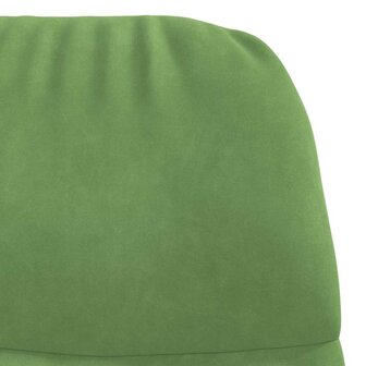 Schommelstoel fluweel lichtgroen 6