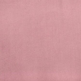 Schommelstoel fluweel roze 7