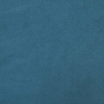 Schommelstoel fluweel blauw 7