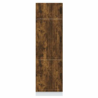 Keukenkast Lucca bewerkt hout gerookt eikenkleurig 3