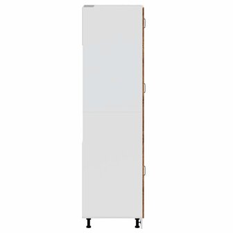 Keukenkast Lucca bewerkt hout oud houtkleurig 5