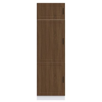 Keukenkast Porto bewerkt hout bruin eikenkleur 3