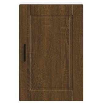 Keukenwandkast Porto bewerkt hout bruin eikenkleur 5