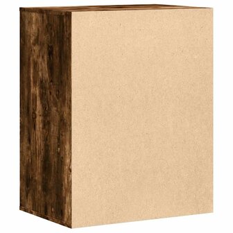 Ladekast 60x41x76 cm bewerkt hout gerookt eikenkleurig 7