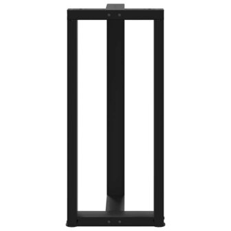Bartafelpoten 2 st T-vormig 50x35x(90-91) cm staal zwart 6