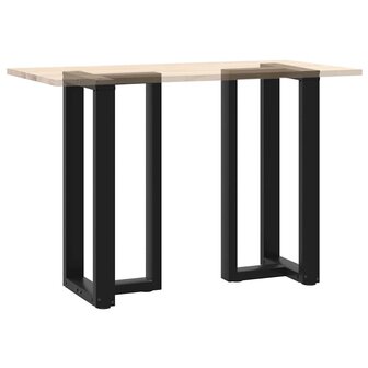 Bartafelpoten 2 st T-vormig 50x35x(90-91) cm staal zwart 8