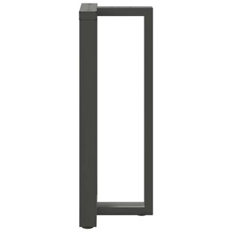 Bartafelpoten 2 st T-vormig 50x35x(100-101) cm staal antraciet 5