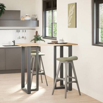 Bartafelpoten 2 st T-vormig 60x35x(110-111) cm staal antraciet 2
