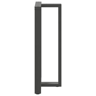 Bartafelpoten 2 st T-vormig 60x35x(110-111) cm staal antraciet 5