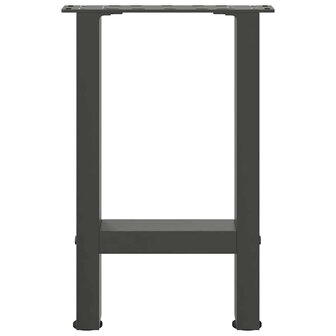 Salontafelpoten 2 st 28x(42-43) cm staal antraciet 5